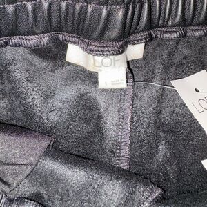 Imitation leather pants